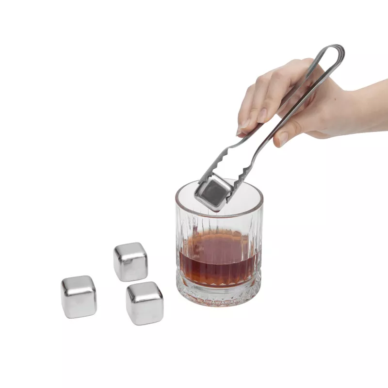 Zestaw kostek lodu - czarny, srebrny (56-0304435)