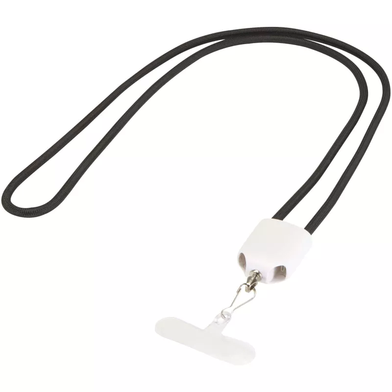 Ion 65 W 5 w 1 - kabel do ładowania z funkcją smyczy na szyję, wykonany z tworzywa sztucznego pochodzącego z recyklingu  - Biały (12452301)