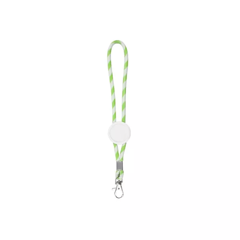 Regulowana smycz sznurkowa z karabińczykiem - Jasno zielony (IP14082143)