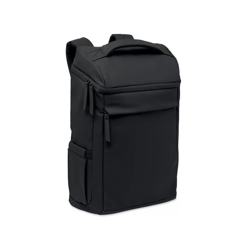 Plecak na laptop 15" z PU BOULDER - Czarny (MO3122-03)