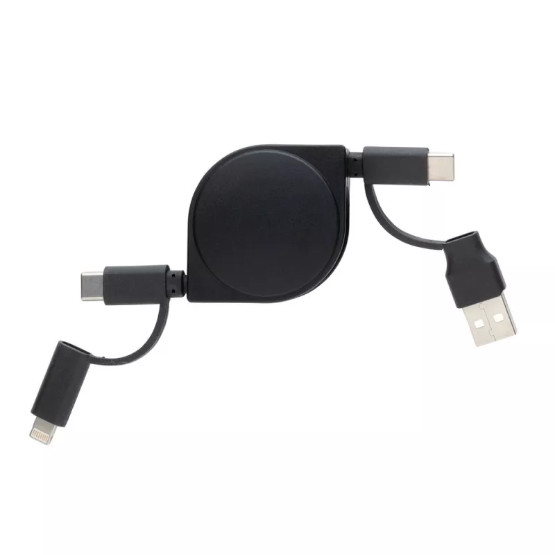 Kabel do ładowania 6 w 1 - czarny (P302.661)