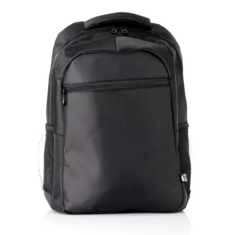 Plecak na laptopa 15" z nylonu z recyklingu - czarny (V1087-03)