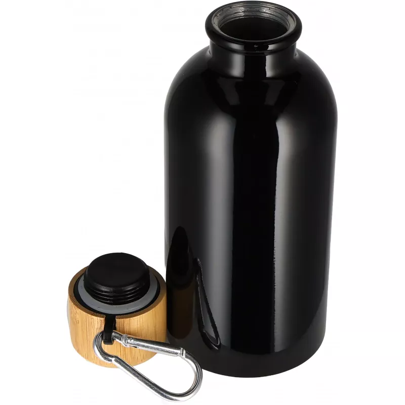 Butelka metalowa 400 ml MARILYN - czarny (8497203)