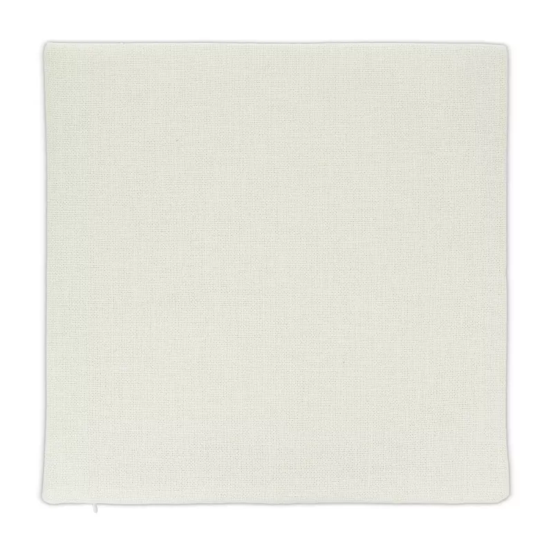Poszewka z poli-lnu i poduszka 40x40 cm sublimacja - ecru (LT97228-N0054)