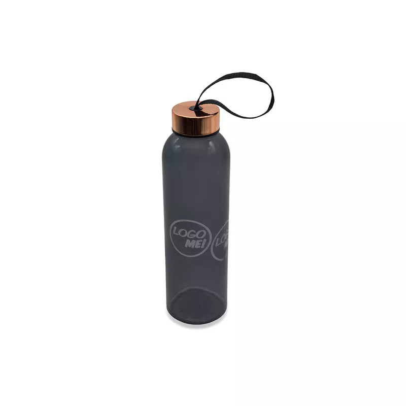 Szklana butelka Lux 500 ml - złoty (R08169.79)