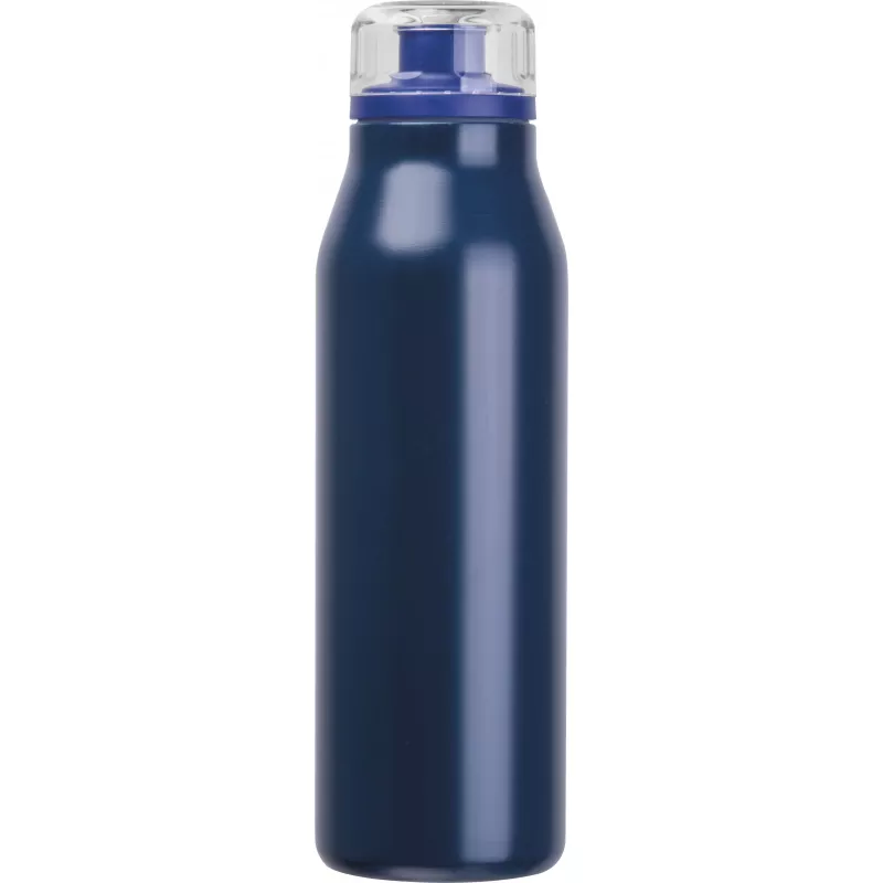 Butelka termiczna stalowa z recyklingu GRAND HAVEN MoLu 640 ml - granatowy (534944)