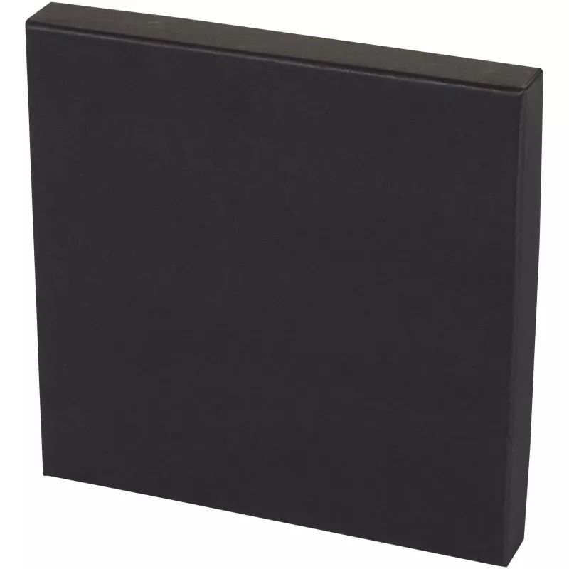 Minka zestaw upominkowy zawierający długopis wykonany z aluminium z recyklingu z certyfikatem RCS, łańcuch do kluczy oraz ramka na kartę RFID - Czarny-Piasek pustyni (10633706)