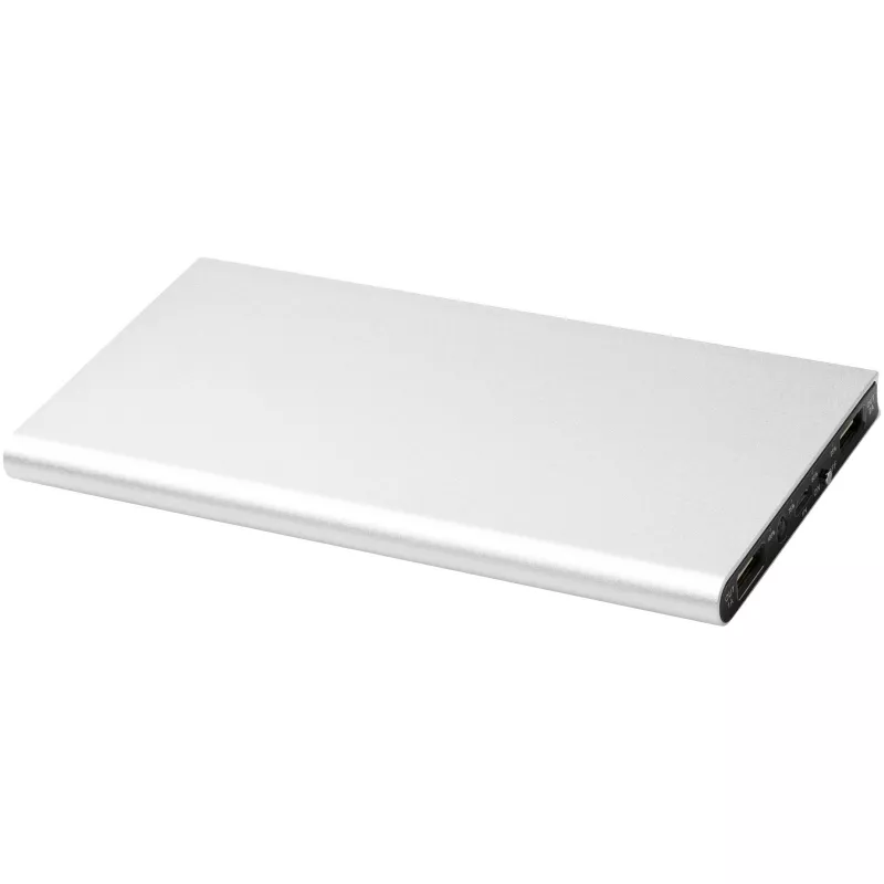 Aluminiowy power bank Plate 8000 mAh - Srebrny (12411201)
