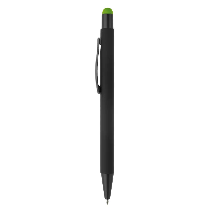 Długopis metalowy New York - czarno / jasnozielony (LT87755-N0232)