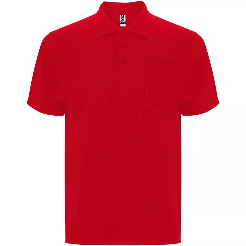 Centauro Premium koszulka polo unisex z krótkim rękawem - Czerwony (R6607-RED)