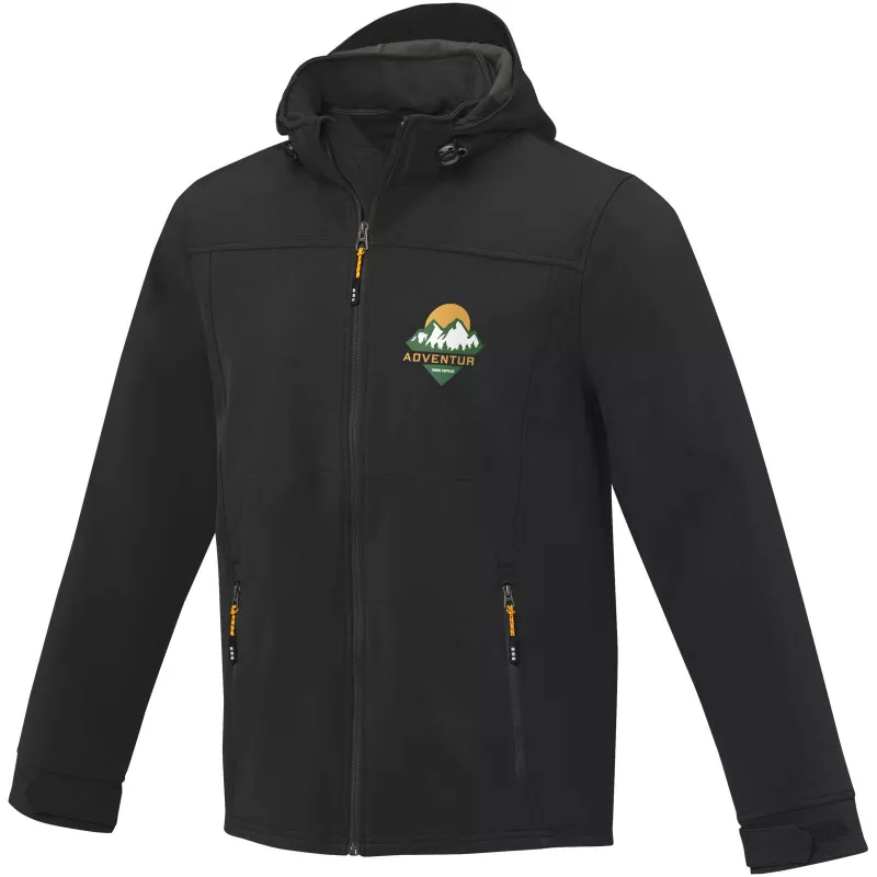 Męska kurtka softshellowa Langley wykonana z materiałów pochodzących z recyklingu - Czarny (39576-BLACK)