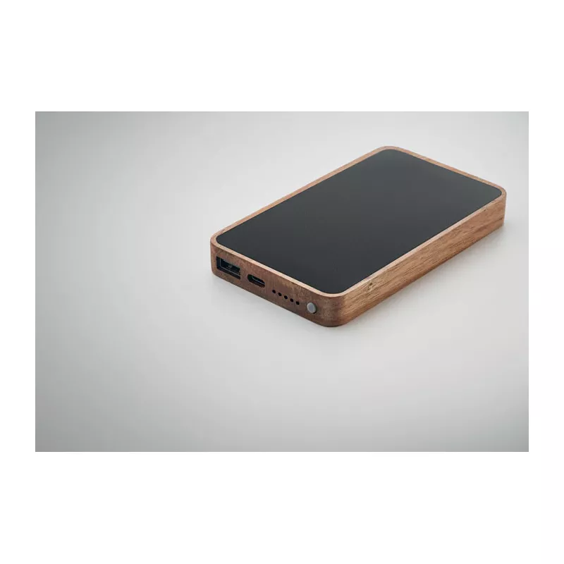 Powerbank 4000 mAh z ładowarką indukcyjną 15W ACAPOW - Czarny (MO2185-03)