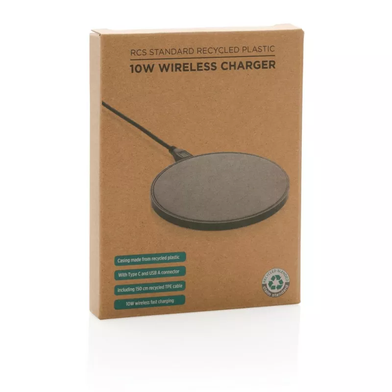 Ładowarka bezprzewodowa 10W - czarny (P308.661)