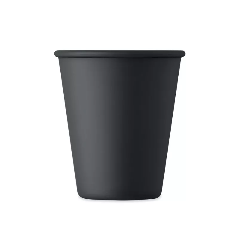 Kubek wielorazowy z PLA 200 ml CUPFUL - Czarny (MO2607-03)