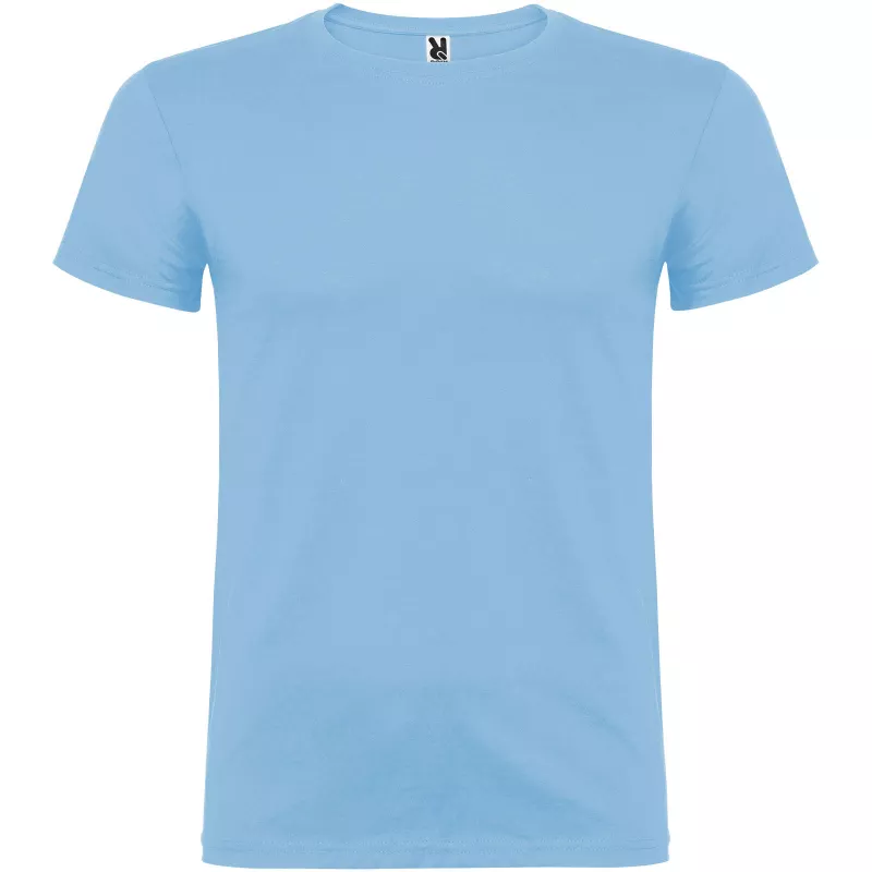 Koszulka T-shirt męska bawełniana 155 g/m² Roly Beagle - Błękitny (R6554-SKY BLUE)