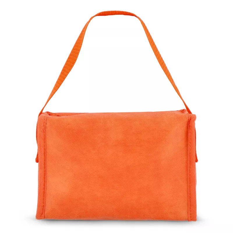 R-PET 6 Torba chłodząca na puszki z włókniny 20 x 13 x 12,5 cm 75g/m² - pomarańczowy (LT95390-N0026)