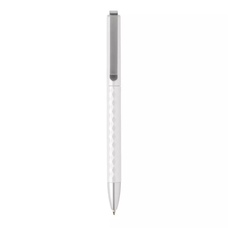 Długopis plastikowy z metalowym klipem - biały (V1998-02)