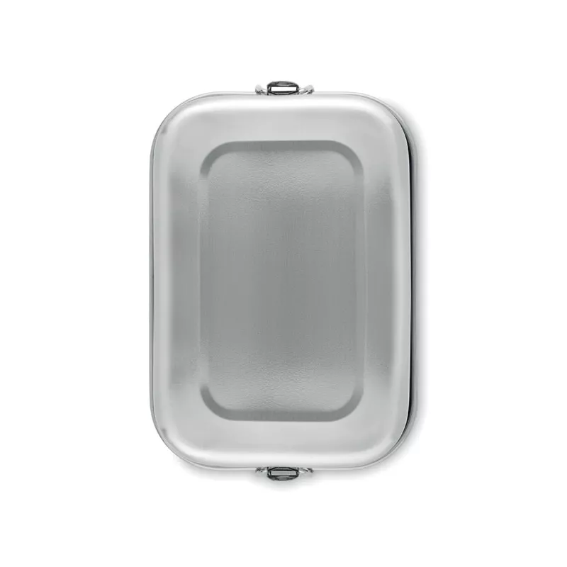 Lunchbox stalowy z klamrami 750 ml GOBUDDY - Srebrny Mat (MO2888-16)