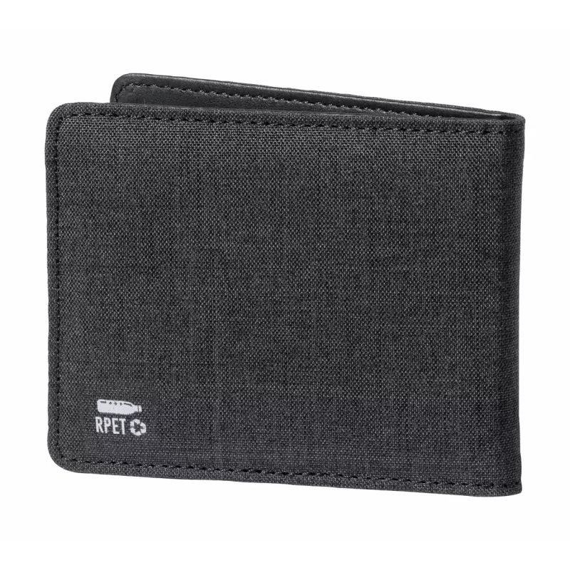 Kenxo portfel RPET - czarny (AP722789-10)