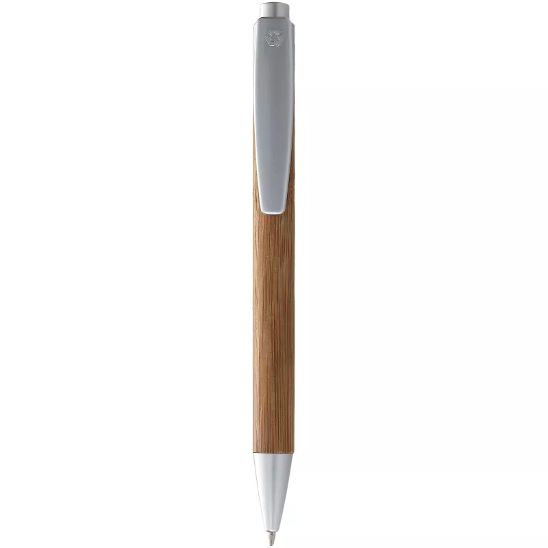 Długopis bambusowy Borneo - Piasek pustyni-Srebrny (10632202)