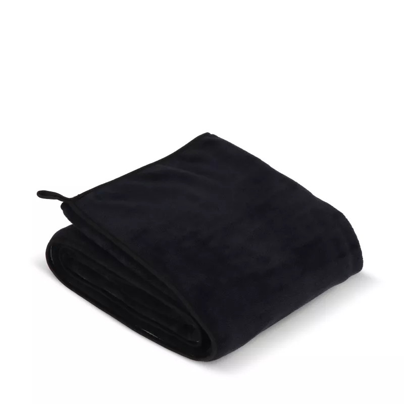 Dwuwarstwowy koc coral fleece 120 × 150 cm (500 g/m²) sublimacja - czarny (LT97216-N0002)
