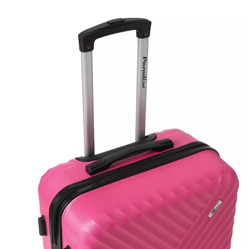 Zestaw walizek - różowy (56-2220008)