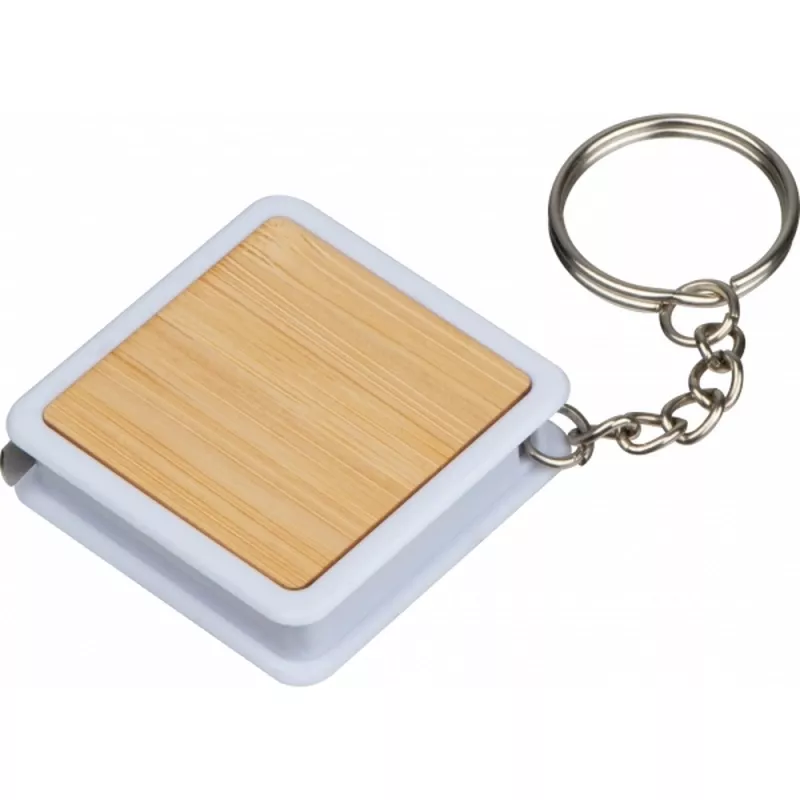 Brelok z miarką 1m LECCE - biały (430906)