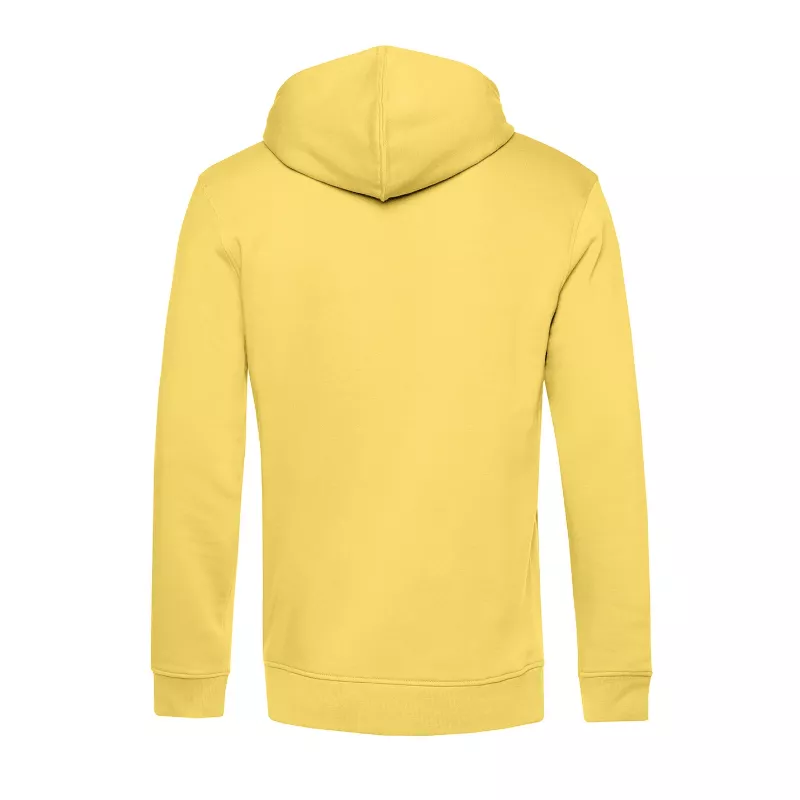 Bluza męska z kapturem B&C Organic Inspire Hooded - Yellow Fizz (205) (WU33B-YELLOW FIZZ)
