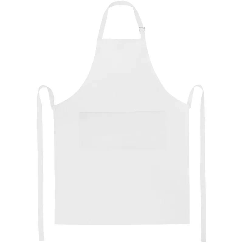 Fartuch kuchenny ANDREA 240 g/m² z regulowanym paskiem na szyję - Biały (11333401)