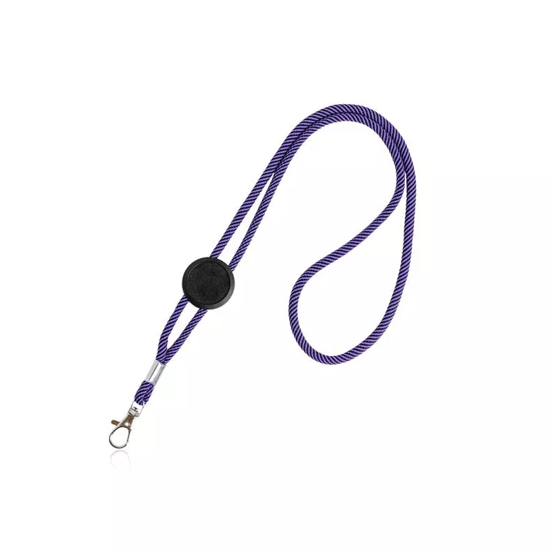 Smycz tubowa z karabińczykiem - Purple (IP14079857)