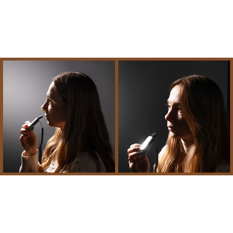 Latarka z gwizdkiem WISLI - czarny (29209-02)