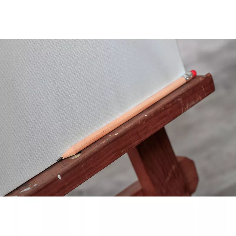 Ołówek z gumką STEFAN - brązowy (1039301)