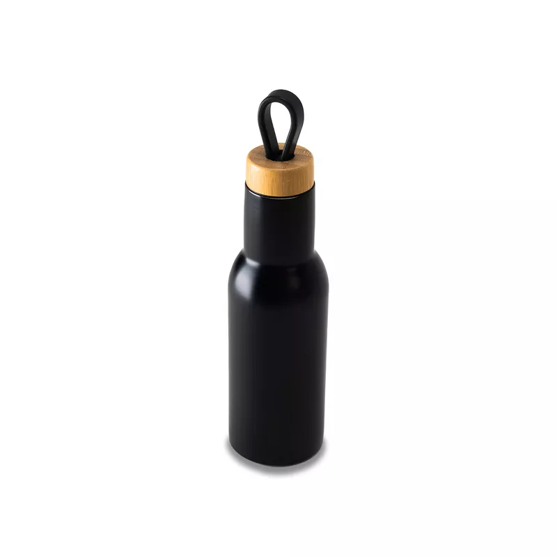 Butelka próżniowa 400ml Lome - czarny (R08197.02)