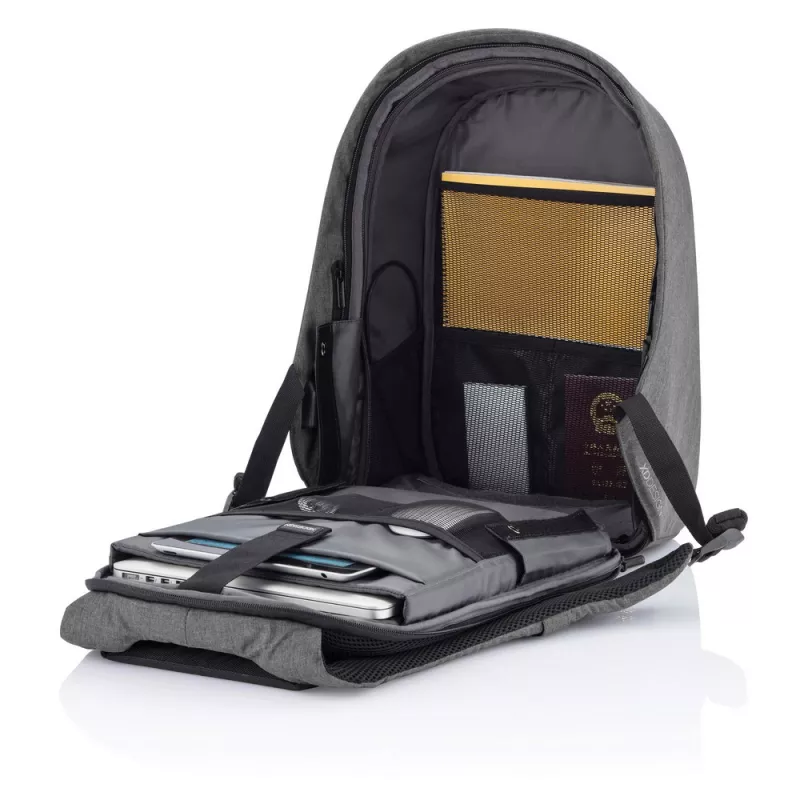 Bobby Hero Small plecak chroniący przed kieszonkowcami - szary (P705.702)