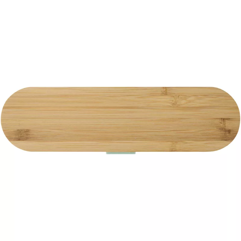 Runa zestaw sztućców z bambusową pokrywką - Zielony miętowy (12636562)