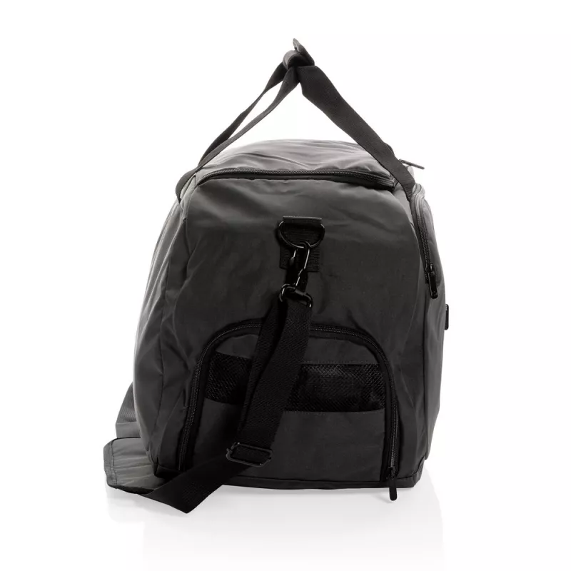 Torba sportowa, podróżna Swiss Peak AWARE™ RPET - czarny (P707.151)