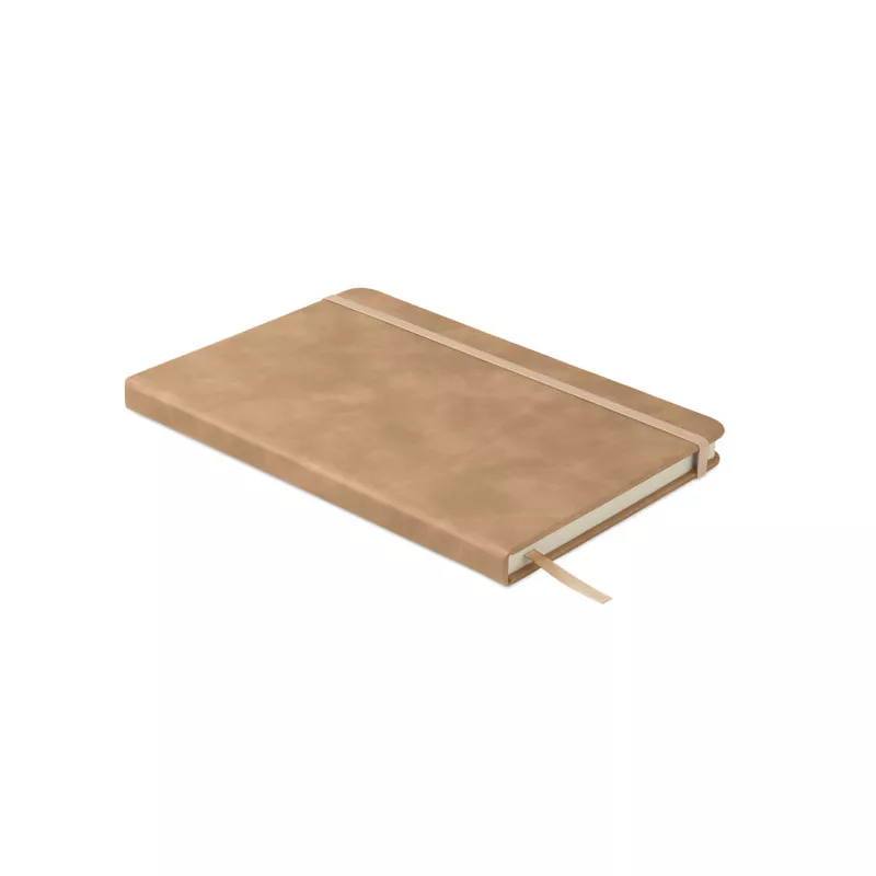 Notes A5 w twardej okładce z PU 80 kartek w linię TINT - Khaki (MO2664-39)