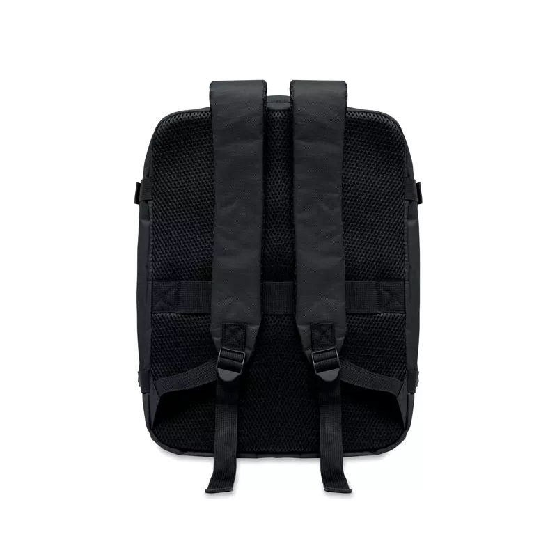 Plecak kabinowy rozciągliwy 15" RPET 20 l ASPEN - Czarny (MO3195-03)