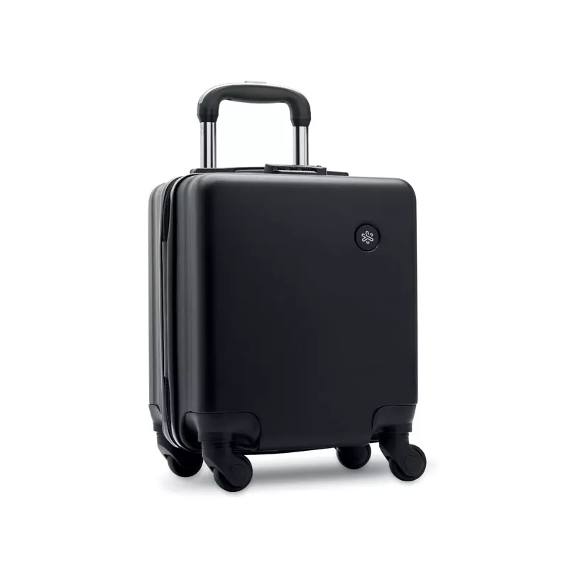 Walizka 14" na 4 kółkach z ABS STOR - Czarny (MO2341-03)