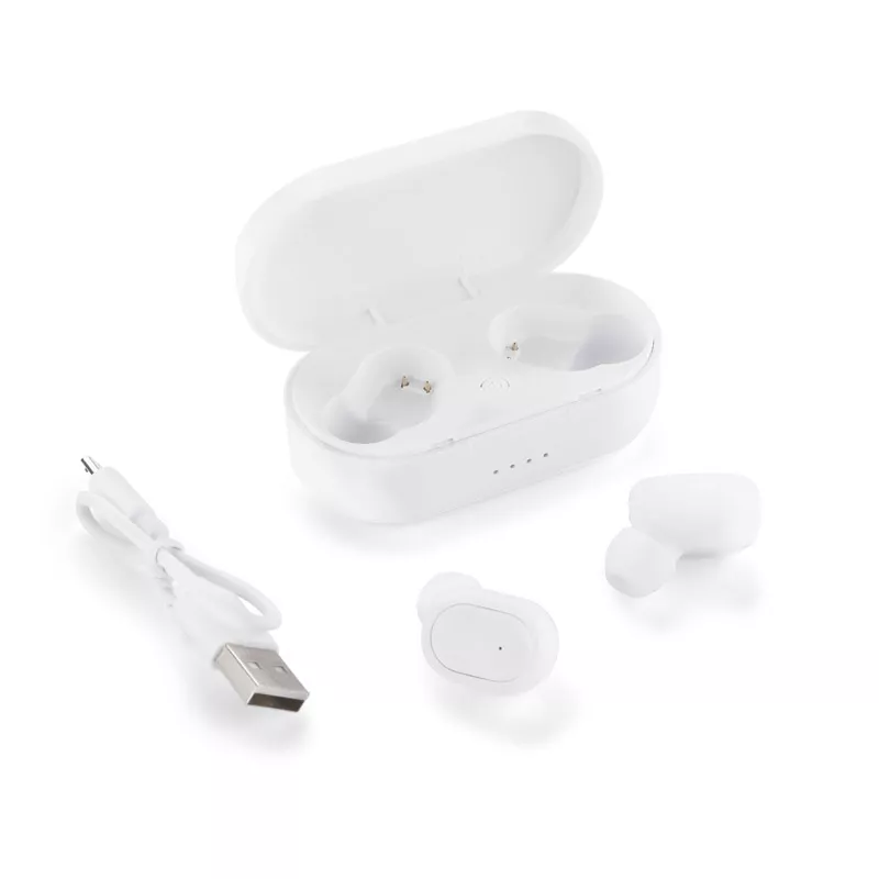 Słuchawki bezprzewodowe SONIDO - biały (09121-01)