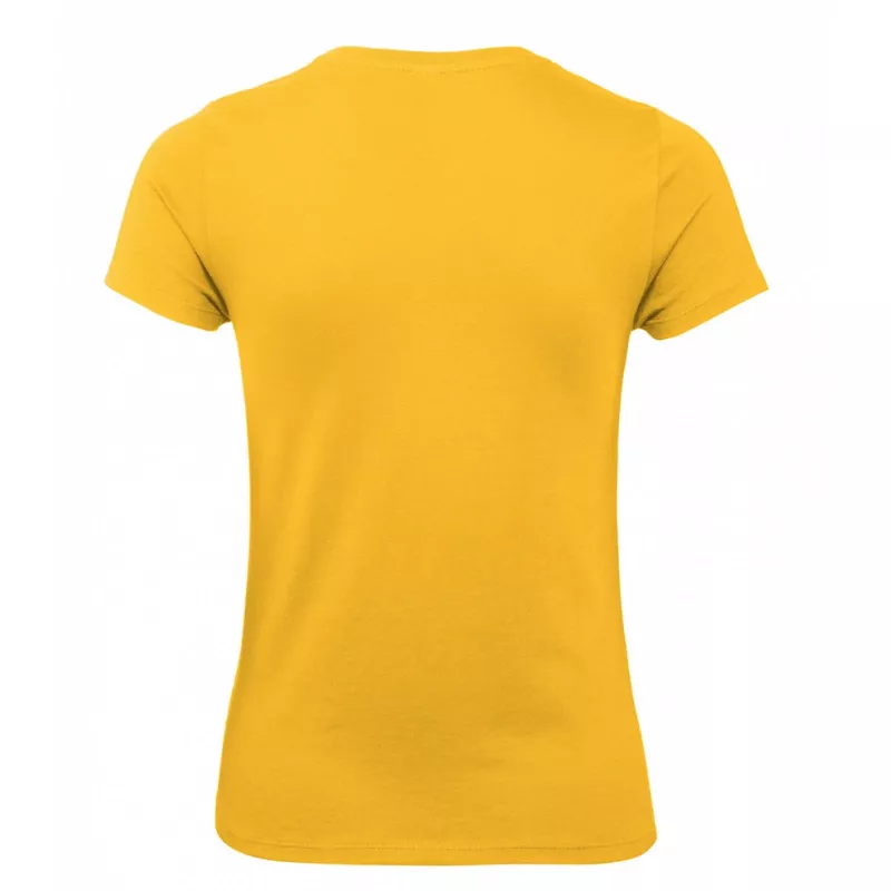 Damska koszulka reklamowa 145 g/m² B&C #E150 / WOMEN - Gold (210) (TW02T/E150-GOLD)
