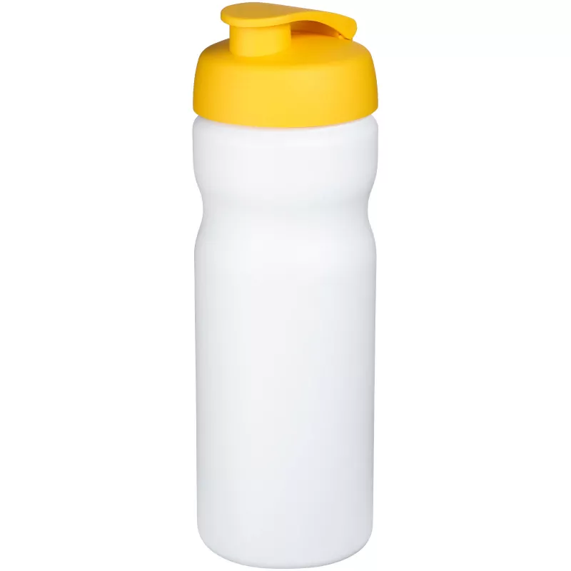 Bidon Baseline® Plus o pojemności 650 ml z otwieranym wieczkiem - Biały-Żółty (21068510)