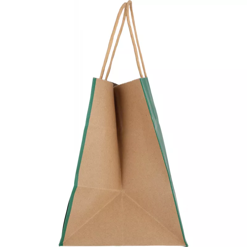 Torba papierowa mała 120 g/m2 HILARY - zielony (6181809)
