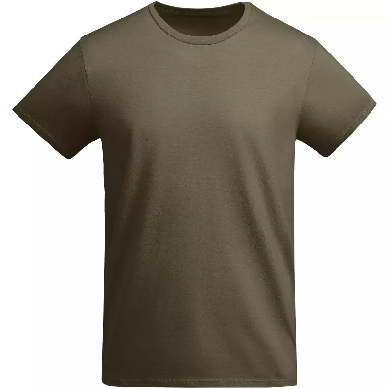 Koszulka T-shirt męska bawełniana 175 g/m² Roly Breda - Militar Green (R6698-MILIGRN)