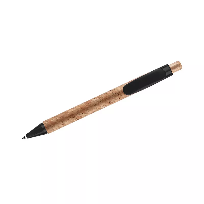 Długopis z naturalnego korka KORTE - czarny (19632-02)
