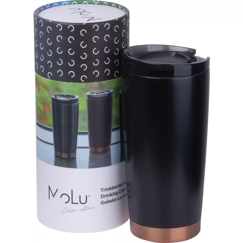 Kubek termiczny La Louviere MoLu - czarny (535003)