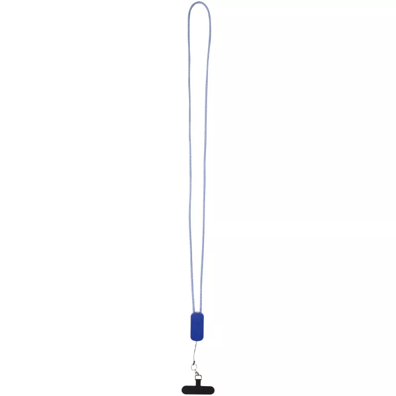 Anser smycz do smartfona z tworzyw sztucznych pochodzących z recyklingu z wbudowanym kablem 5 w 1 obsługującym moc 27 W - Błękit królewski (12449453)