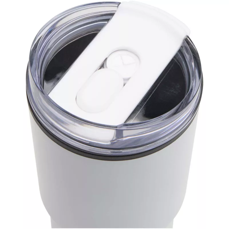 Kubek termiczny Westin o pojemności 540 ml, wykonany z materiałów pochodzących z recyklingu (RCS), z podwójnymi ściankami, ze - Biały (10095901)