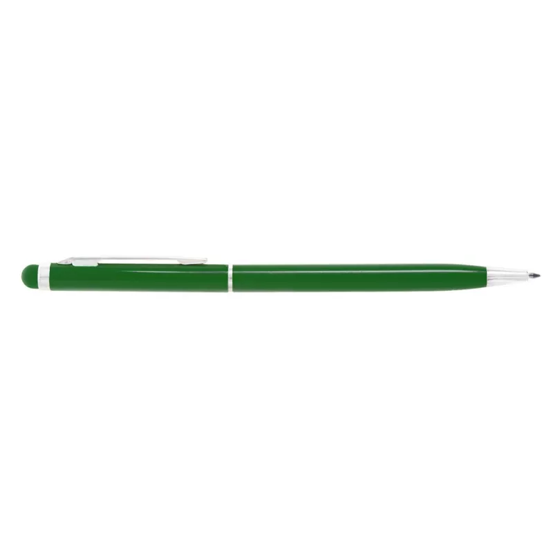 Długopis metalowy błyszczący z  touch pen-em | Raymond - zielony (V1660-06)