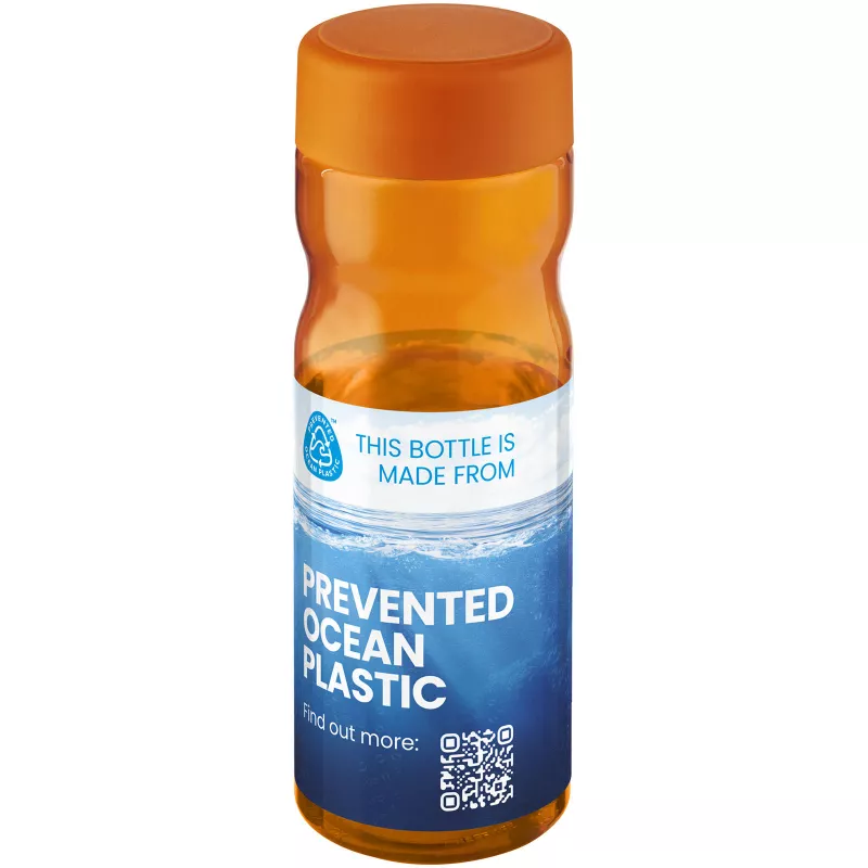 H2O Eco Base 650 ml screw cap water bottle - Pomarańczowy-Pomarańczowy (21043506)